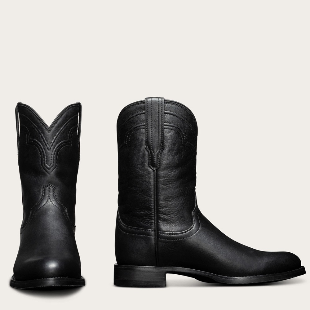 Tecovas Black Leather Men's Boots